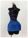 SOLY HUX Women's Summer Mini Dress Criss Cross Lace Up Backless Ruched Bodycon Cocktail Party Cami Dresses Pure Royal Blue Small