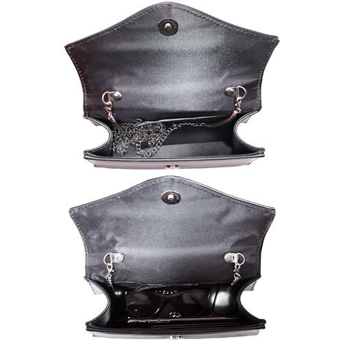 Image of Women's Evening Bag Bridal Party Clutch Purses Cocktail Prom Handbags with Patent Leather