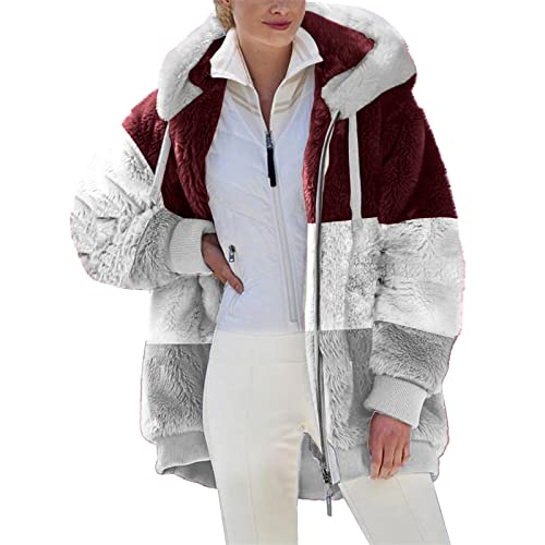 Sudaderas con capucha para mujer abrigos cálidos de invierno ropa casual con bolsillos de salir