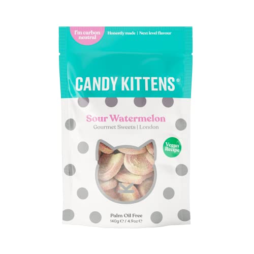 CANDY KITTENS Sour Watermelon Sweets, 140 GR