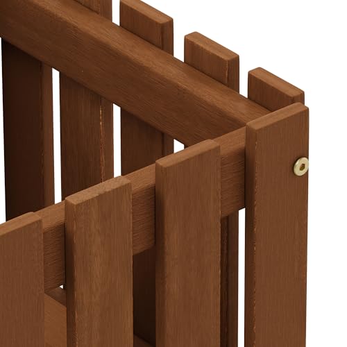Furinno Tioman Outdoor Blumenkasten in Teaköl, natur, 30,48 x 62,9 x 30,23 cm – Ansicht 5