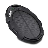 Larktale Portable Solar Charger with 2 USB Ports and Universal Clip for Travel and Outdoor Use