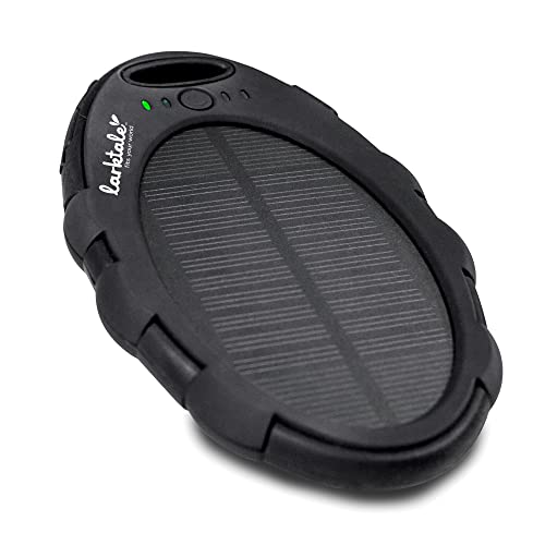 Larktale Portable Solar Charger with 2 USB Ports and Universal Cl...