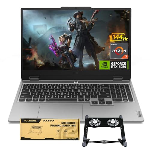 Lenovo (m{) LOQ RTX 5050 Q[~Om[gp\RA15.6C` FHD 144HzAAMD Ryzen 7 250A32GB DDR5 RAMA1TB PCle M.2 SSDAobNCgL[{[hARJ-45AWi-Fi 