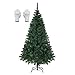 Produktbild SALCAR Künstlicher Weihnachtsbaum 60-270 cm, Tannenbaum Christbaum Künstlich mit Metallständer und Handschuhen als Weihnachtsdeko Innen, 210 cm