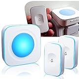 Wireless Doorbell 1200 Feet Waterproof Door Bell Ringer wireless with 36 Melodies 4 Volume Flash...