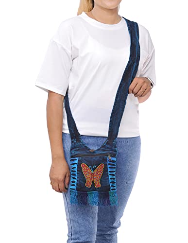 Image of ROYAL The Collection Small Hippie Phone Purse Crossbody, Boho Travel Bag