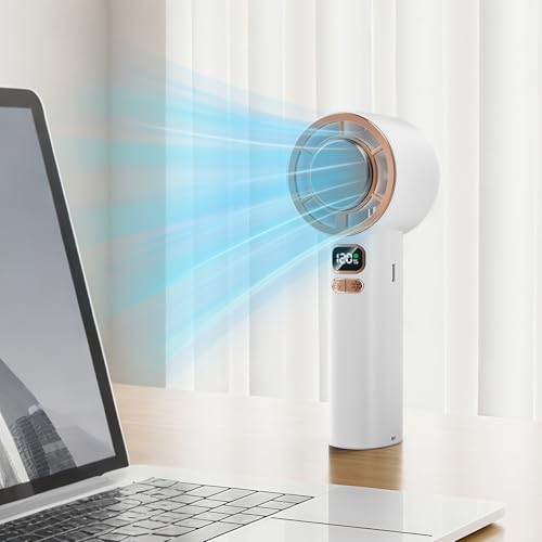 Ventilador para playa y senderismo compacto con indicador de batería 5