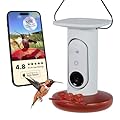 Birdbuddy Smart Non-Solar Pro Hummingbird Feeder with Camera - AI Bird Identification, 2K Video, 5MP Photos, Outdoor Hanging, Gift for Bird Watching