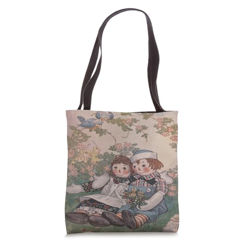 Raggedy Ann & Andy in The Flower Garden Tote Bag