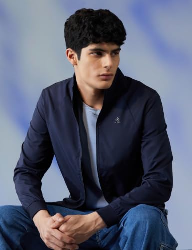 Image of Qube by Fort Collins Men's Windcheater, Lightweight, Windproof Polyester Standard Length Jacket for Year-Round Casual & Daily Use