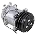 AC Compressor & A/C Clutch Replaces Sanden SD508 SD5H14 4509 4510 2-Groove - BuyAutoParts 60-01769NA New