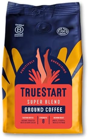 TrueStart Ground Coffee, Super Blend Strong, 200g, 1 Pack