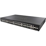 Cisco SG550X-48MP-K9 48-Port Gigabit PoE Stackable Managed Switch (Renewed)