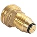SHINESTAR Propane Tank Adapter Converts POL LP Tank Service Valve to QCC1/Type1- Old to New