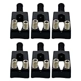 Gitarrenbrücken-Pad aus einfachem Metallgemisch mit Saitenablage, Gleichstrom, mehrere elektrische Modelle, permanente elektrische Hardware