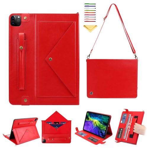 UUcovers �N���X�{�f�B�n���h�o�b�O�P�[�X iPad Air 11�C���` M3 2025/M2 2024 & iPad Air ��5/4���� 10.9�C���`/iPad Pro 11�C���`�p �P�[�X ��4/3/2/��1���� �X�^���h�J�o�[ �y���V���z��