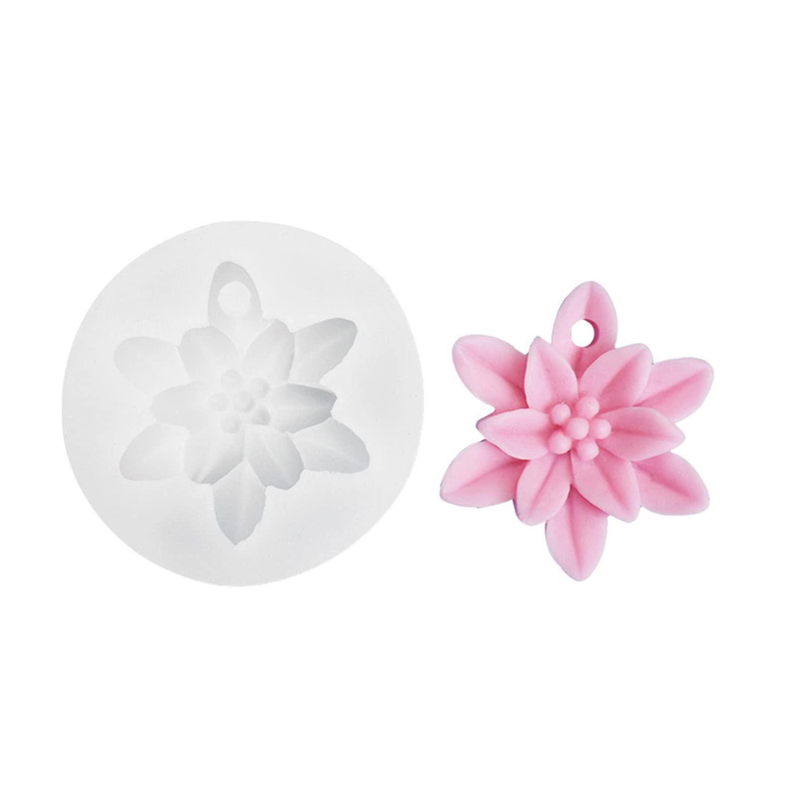 Kalttoy Camellia Cake Silicone Molds Manual Desktop Decor Gypsum Epoxy Resin Aromath for Home Decorations Ornaments Decoration Molds for Resin