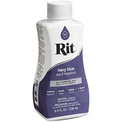 Rit Dye Impex Rit All Purpose Liquid Dye 236ml - Navy Blue, (Pack of 1) Cover