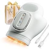 Relivn Hand Massager Airbag,Hand Warmer for Arthritis&Air Compression Hand Massager,3 Massages/3 Temperatures/5 Levels/Auto Timer/Rechargea,Carpal Tunnel & Joint Pain Palm Massager