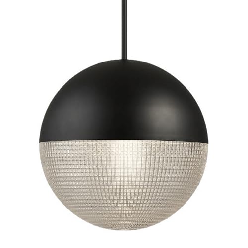 Suspension ronde créative en verre pour illuminer un petit espace sombre