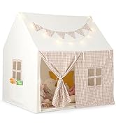 Amazon | Giantex キッズテント 子供用テント LEDライト付き 幅125cm