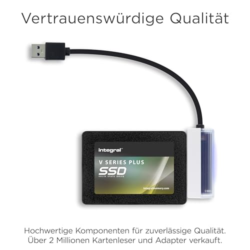 Image of Integral SB-A USB 3.0 to 2.5 inch SATA Converter - Compatible with HDD and SSD - USB-A Adapter for Mac and PC