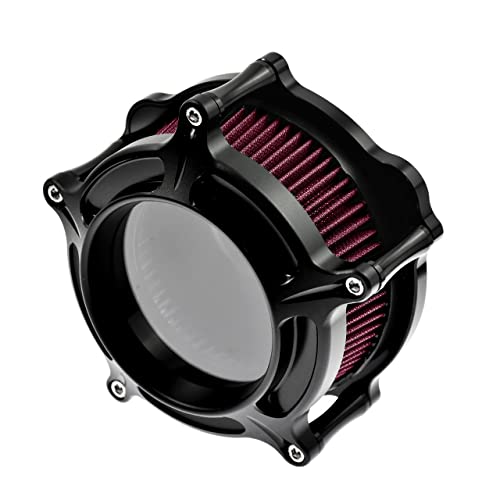 HDBUBALUS Motorcycle CNC Air Filter Air Cleaner Intake System Fit for Harley Touring Street Glide 08-16 Road Glide Softail Dyna by HDBUBALUS - Used condition - CA$21.19