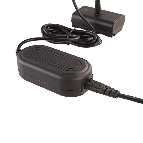 Fotga Ac Power Adapter + Np-F Dummy Battery Dc Coupler For Np-F970 Np-F960 Np-F770/F750/F550 To Power Video Led Light Camera Monitor Yn300 Ii Yn-600 W260 5080Led 5010Led 5012Led 5010A #TOP1