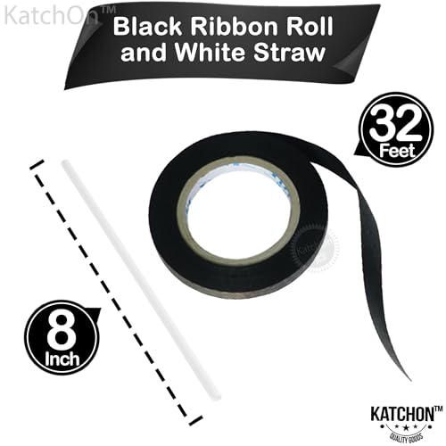 Image of KatchOn, Large Black Mylar Balloons - 22 Inch, Pack of 6 | Round 4D Mylar Balloon for Birthday, Bachelorette Decorations | Black Birthday Party Decorations