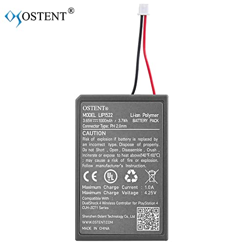 Ostent 535300 1000Mah 3.65V 3.7Wh Rechargeable Li-Ion Battery Pack Replacement thumb #1