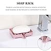 LCOZX Soap Dish with Drainage - Pink