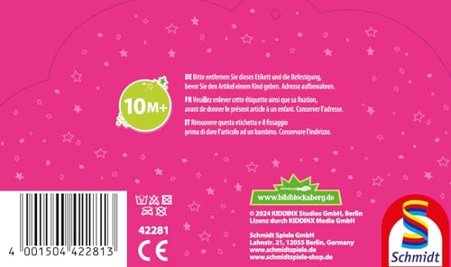 Schmidt Spiele 42281 Bibi Blocksberg, Kartoffelbrei, 79 cm Plüschfigur