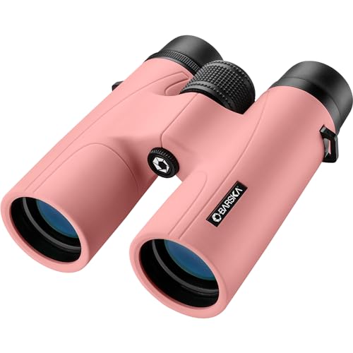 Barska Crush 10x42 Binoculars Lightweight Compact & Shockproof Design in Bright Colors for Hiking Travel Concerts Sports Great Gift Idea Case & Strap Included