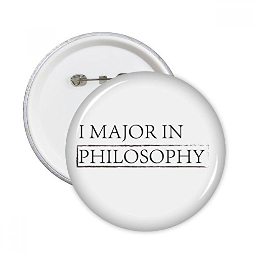 Pins ronde badge bouton philosophie vêtements décoration multicolore S