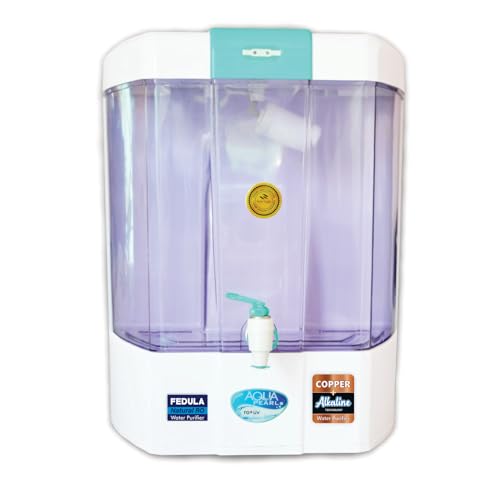 Aqua Pearl RO Water Purifier RO+UV+COPPER+ZINC+B12 Alkaline Mineral and Tds controller system. |12 liter Storage Tank suitable for Home and Office. Suitable for all type water with 1 Year Warranty