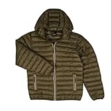  Spalding Padded Kapuzenjacke Herren Khaki, 3XL