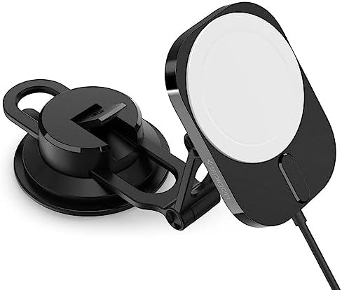 Spigen OneTap Pro 3 (MagFit) Designed for MagSafe 15W Apple-Certified MagSafe Charger Dashboard, Windshield, & Screen Car Mount Compatible with iPhone 16 Pro Max, 16 Pro, 16 Plus, 15, 14, 13,12 Series image 5