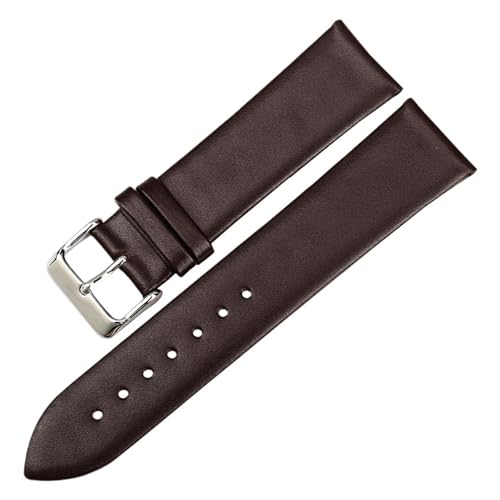 Bracelet de montre en cuir véritable noir pour remplacer un bracelet usé