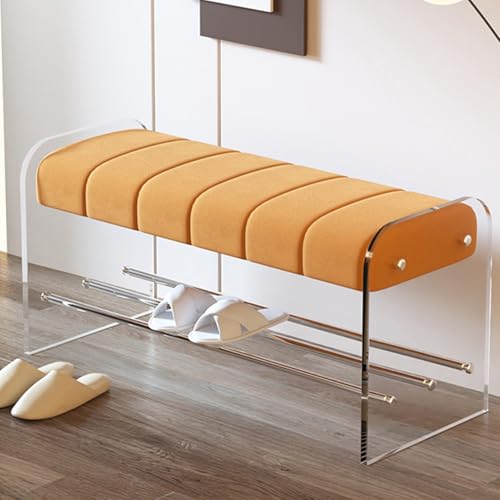 Banc à chaussures moderne en acrylique idéal pour sublimer votre entrée