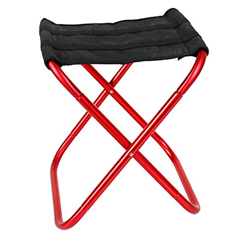 Chaise de pêche portable mini en aluminium et tabouret de camping
