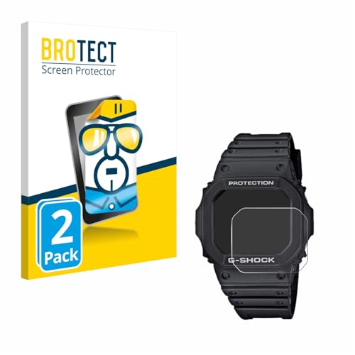 brotect Screen Protector compatible with Casio G-Shock GW-M5610-1ER (2 Pack) - HD-Clear Protection Film
