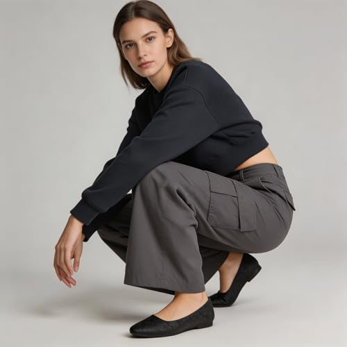 Image of Women's Ballet Flats Shoes Comfortable PU Leather Dress Slip on Shoes Teacher Business Casual
