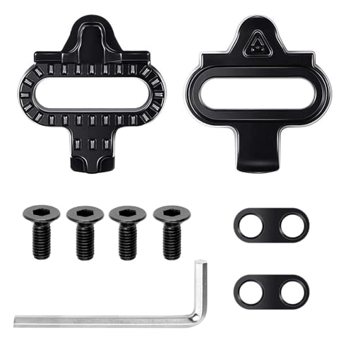 YENOVO Bike Cleats, Cleat Set Compatible with Shimano SPD SH51, Indoor Cycling and Mountain Biking Bicycle Cleat Set for Men and Women Clipless Cycling Shoes - Thumbnail 7