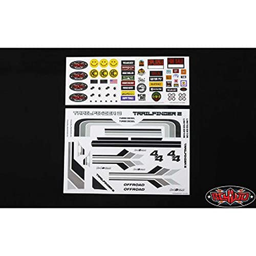 RC4WD Complete Toy Graphic Decal Sticker TF2 Mojave Hilux Body Z-B0140 RC Grey