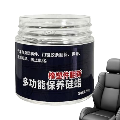 Cera para restaurar tiras de goma, restaurador de molduras automotrices,Cera de reparación de tiras de goma para interiores de automóviles | Suministros de mantenimiento, prevención de grietas
