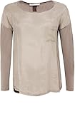  Oui Damen T-Shirt Gr. 40, Chinchilla