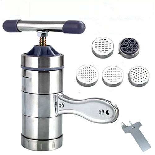 xinxinchaoshi Pastamaker Küche manuelle Nudel-Press Frische Nudel, die Maschine herstellt, Hand Edelstahl Nudel Presse…