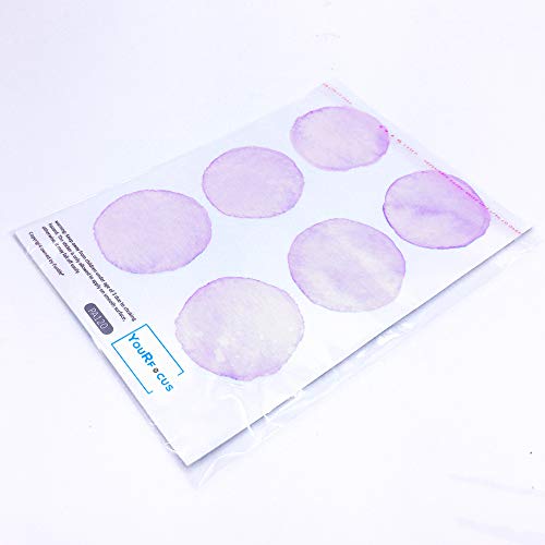 Watercolor Polka Dot Wall Decals Purple Dots Wall Sticker For Kids Baby Girls Living Room Bedroom Playroom (6 Sheets) #TOP4