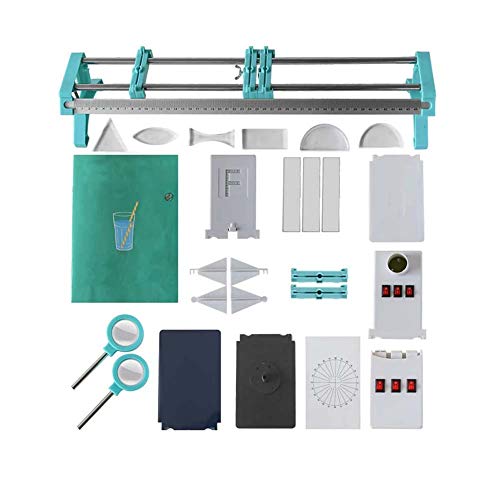 FXQIN Banc Optique STEM Science Laboratoire de Physique Optique de Base d'apprentissage kit de débutant Lumière Expérience pour Les Enfants Experimentation en Physique Cover